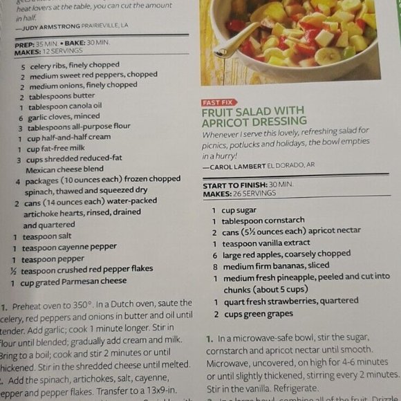 Taste of Home New Church Supper Cookbook Collection of Recipes for Get Togethers - Picture 10 of 11